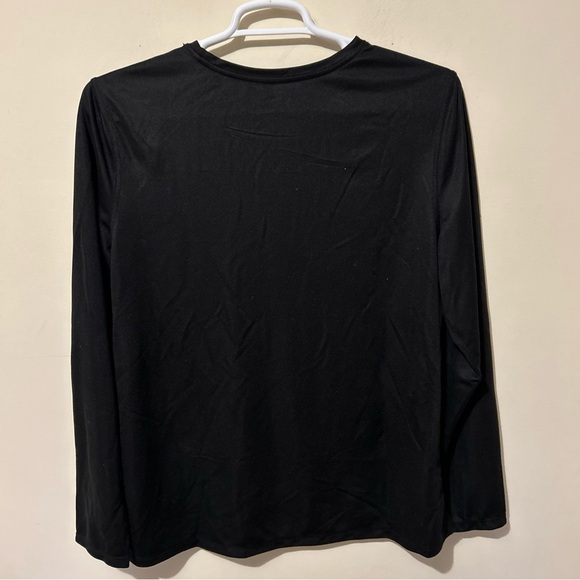 Athletic Works Holiday T Shirt Women’s 2X 20 Long Sleeve Christmas Text Wicking - Picture 2 of 12